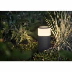 Borne d'éclairage, kit d'extension Philips Hue Ambiance White & Color Calla LED Noir, 1 lumière, Changeur de couleurs