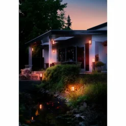 Borne d'éclairage, kit d'extension Philips Hue Ambiance White & Color Impress LED Noir, 1 lumière, Changeur de couleurs