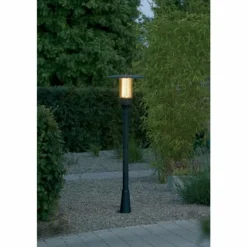 Borne d'éclairage Konstsmide Nova Noir, 1 lumière