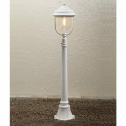 Borne d'éclairage Konstsmide Parma Blanc, 1 lumière