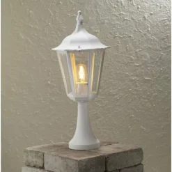 Borne d'éclairage Konstsmide Firenze Blanc, 1 lumière
