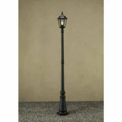 Borne d'éclairage Konstsmide Firenze Noir, 1 lumière