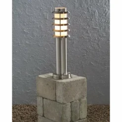 Borne d'éclairage Konstsmide Trento Acier inoxydable, 1 lumière