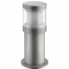 Borne d'éclairage LCD Illertissen Argenté, 1 lumière