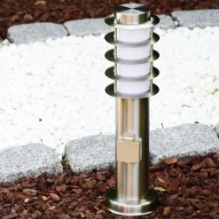 Borne d'éclairage Tunes Acier inoxydable, 1 lumière