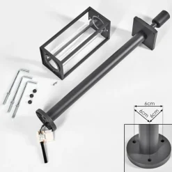 Borne lumineuse Oiba Anthracite, 1 lumière