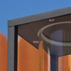Borne lumineuse Oiba Anthracite, 1 lumière