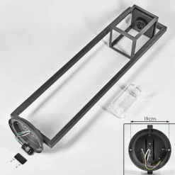 Borne lumineuse Parkkola Anthracite, 1 lumière