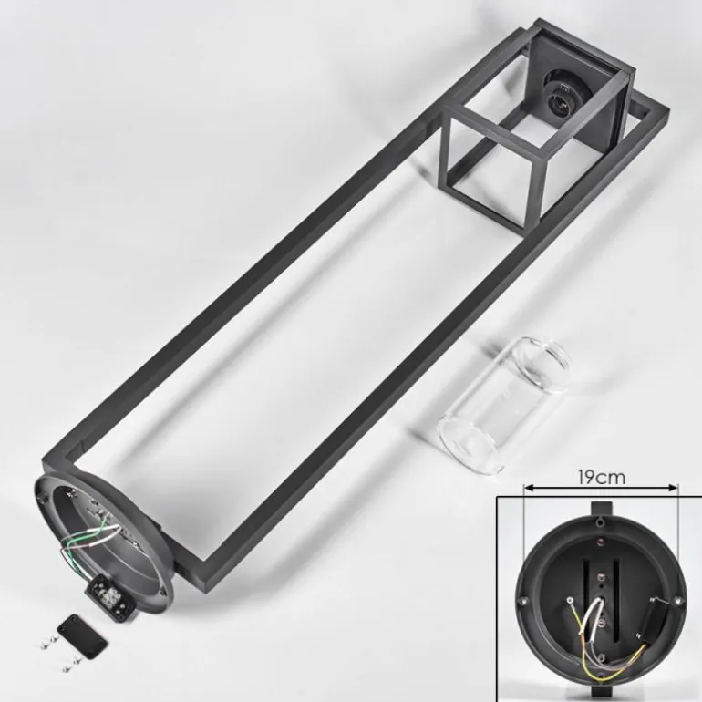 Borne lumineuse Parkkola Anthracite, 1 lumière