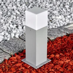 Borne lumineuse Algier LED Gris, 1 lumière