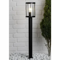 Borne lumineuse Brilliant Reed Noir, 1 lumière