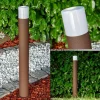 Borne lumineuse Buhrkall Rouille, 1 lumière