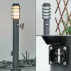 Borne lumineuse Caserta Anthracite, 1 lumière, Détecteur de mouvement