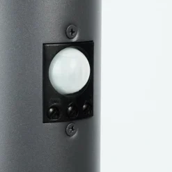 Borne lumineuse Caserta Anthracite, 1 lumière, Détecteur de mouvement