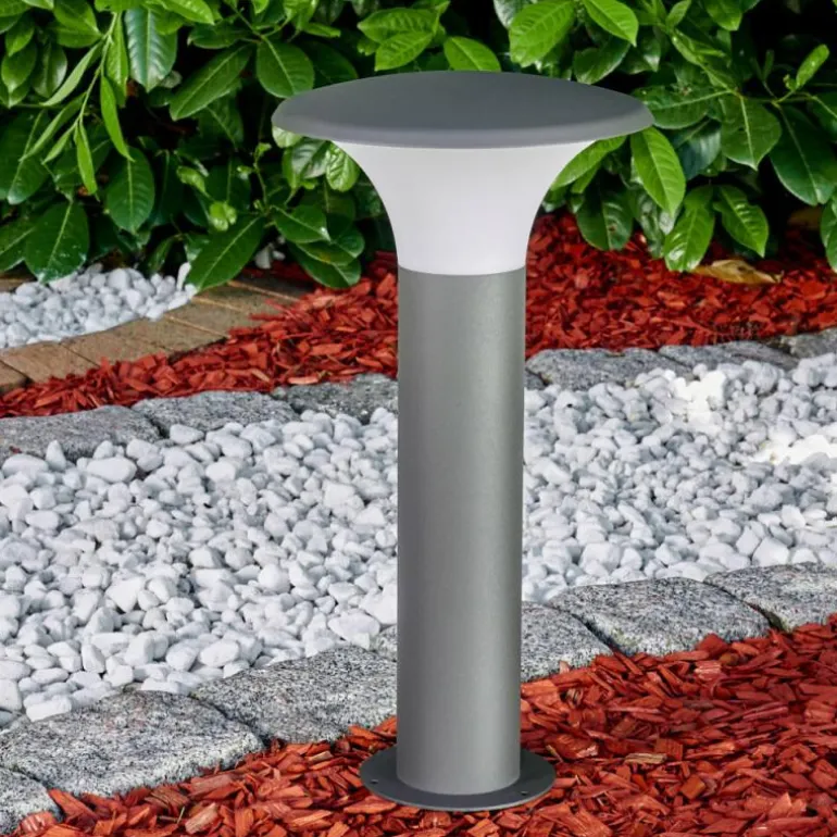 Borne lumineuse Chelmsford LED Anthracite, 1 lumière