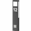Borne lumineuse CMD Aqua Paulo Anthracite, 1 lumière
