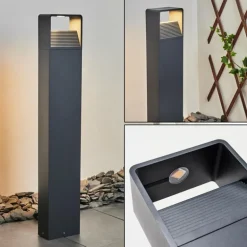 Borne lumineuse Dubona LED Anthracite, 1 lumière