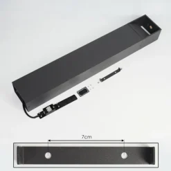 Borne lumineuse Dubona LED Anthracite, 1 lumière