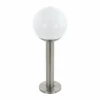 Borne lumineuse Eglo Connect NISIA LED Acier inoxydable, 1 lumière