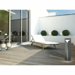 Borne lumineuse Eglo NEMBRO LED Noir, 1 lumière