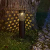 Borne lumineuse Eglo Z_SOLAR LED Noir, 1 lumière
