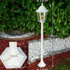 Borne lumineuse Gilze Blanc, 1 lumière
