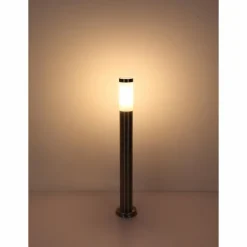 Borne lumineuse Globo BOSTON Acier inoxydable, 1 lumière