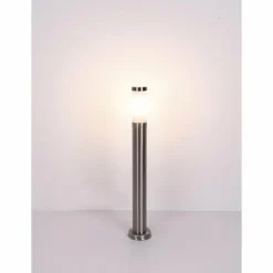 Borne lumineuse Globo BOSTON Acier inoxydable, 1 lumière