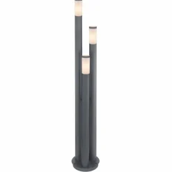 Borne lumineuse Globo BOSTON Anthracite, 3 lumières