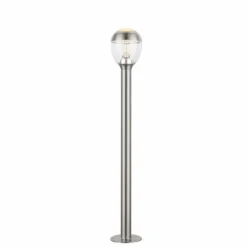 Borne lumineuse Globo Callisto LED Acier inoxydable, 1 lumière