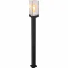 Borne lumineuse Globo GABBA Noir, 1 lumière