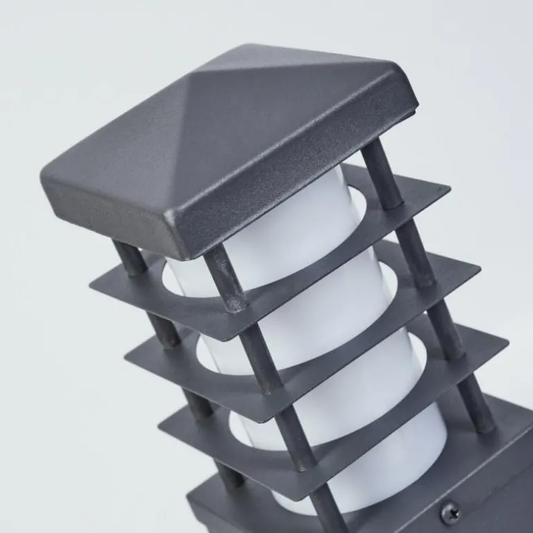Borne lumineuse Habolale Gris, 1 lumière