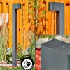 Borne lumineuse Kingstown Anthracite, 1 lumière