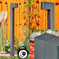 Borne lumineuse Kingstown Anthracite, 1 lumière