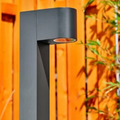 Borne lumineuse Kingstown Anthracite, 1 lumière