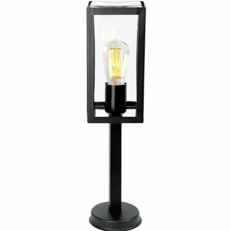 Borne lumineuse KS Verlichting Huizen Noir, 1 lumière
