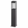 Borne lumineuse LCD Kisselbach LED Noir, 1 lumière