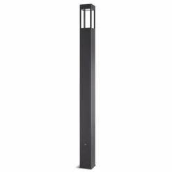 Borne lumineuse LCD Kisselbach LED Noir, 1 lumière