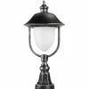 Borne lumineuse LCD Nabburg LED Noir, Argenté, 1 lumière