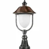 Borne lumineuse LCD Nabburg LED Cuivre, Noir, 1 lumière