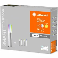 Borne lumineuse LEDVANCE GARDEN POLE Acier inoxydable, 1 lumière, Changeur de couleurs
