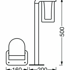 Borne lumineuse LEDVANCE Smart+ Gris, 1 lumière