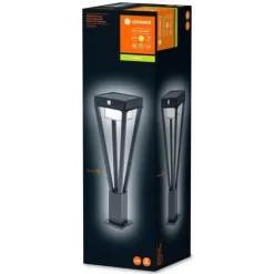 Borne lumineuse LEDVANCE ENDURA Noir, 1 lumière, Détecteur de mouvement
