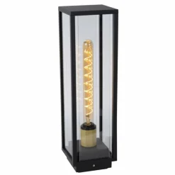 Borne lumineuse Lucide LAURENS Noir, 1 lumière