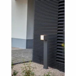 Borne lumineuse Lutec Cuba LED Anthracite, 1 lumière