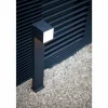 Borne lumineuse Lutec CUBA LED Noir, 1 lumière