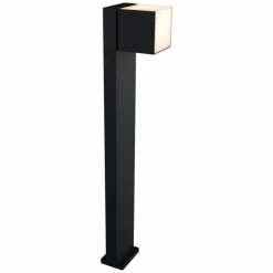 Borne lumineuse Lutec CUBA LED Noir, 1 lumière