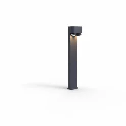 Borne lumineuse Lutec Cypres Anthracite, 2 lumières