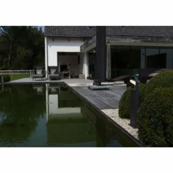 Borne lumineuse Lutec Fele LED Anthracite, 1 lumière