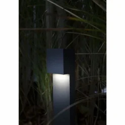 Borne lumineuse Lutec Gemini XF LED Noir, 1 lumière